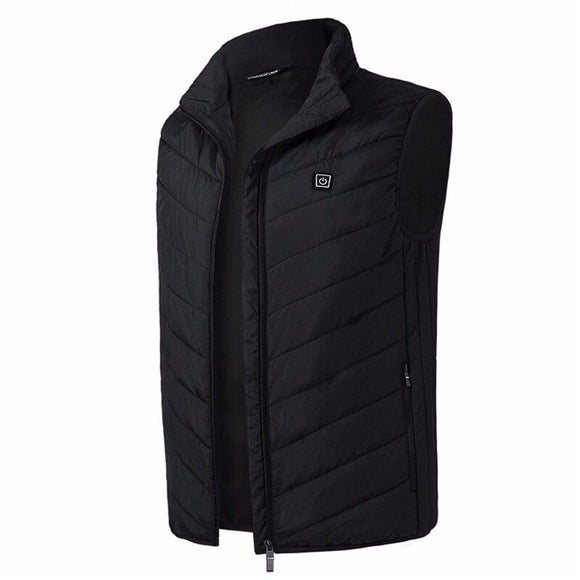 Electric Heated Vest Men Women Usb Heater Thermal Tactical Warm Cloth Winter Jacket Sleeveless Vest hunting Fishing Hiking Vest
