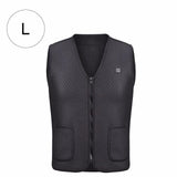2018 New Men Women Electric Heated Vest Heating Waistcoat USB Thermal Warm Cloth Feather Hot Sale Winter Jacket Hiking drop ship