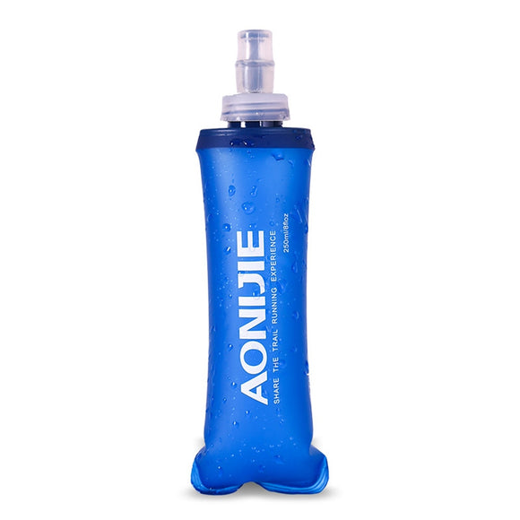 AONIJIE Outdoor Sports Fitness Drinking Bag On Foot Travel 250ml 500ml Durable Portable Foldable Soft Water Bag