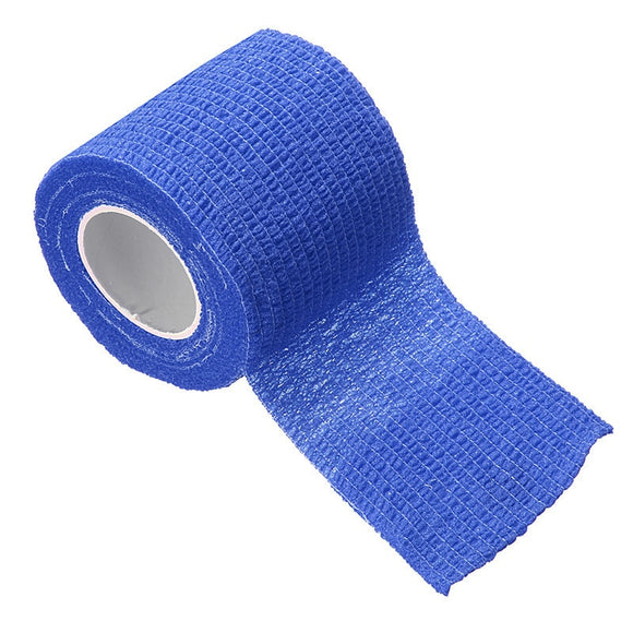 1 pc 2.5cm*4.5m blue white black color Waterproof Elastic Self Adhesive Bandage Medical Bandage Pet Bandages
